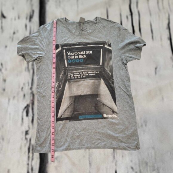 New Bench Call In Sick Design T-Shirt Size M - Picture 4 of 6